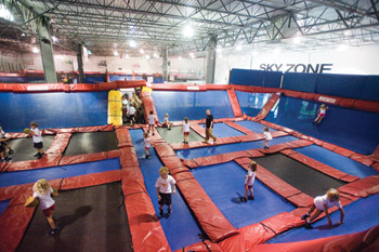 St. Louis Sky Zone is just one of several in this expanding franchise, founded by a Wash. U. alum. (Matt Mitgang | Student Life)